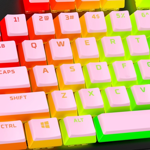 HyperX Pudding Keycaps - Pink