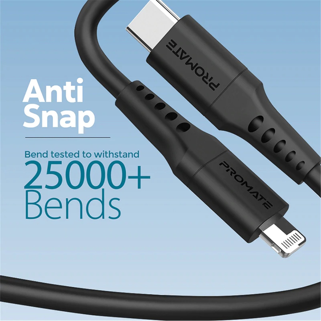 UNITEK USB-A to Lightning 1.2M 20W Cable