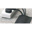 Dynamix VCC100-5 Hook and Loop Carpet Cable Cover - Black