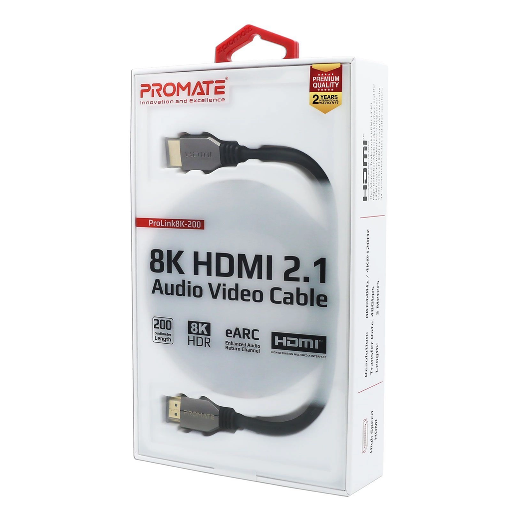 Promate ProLink8k-200 8K HDMI2.1 2M