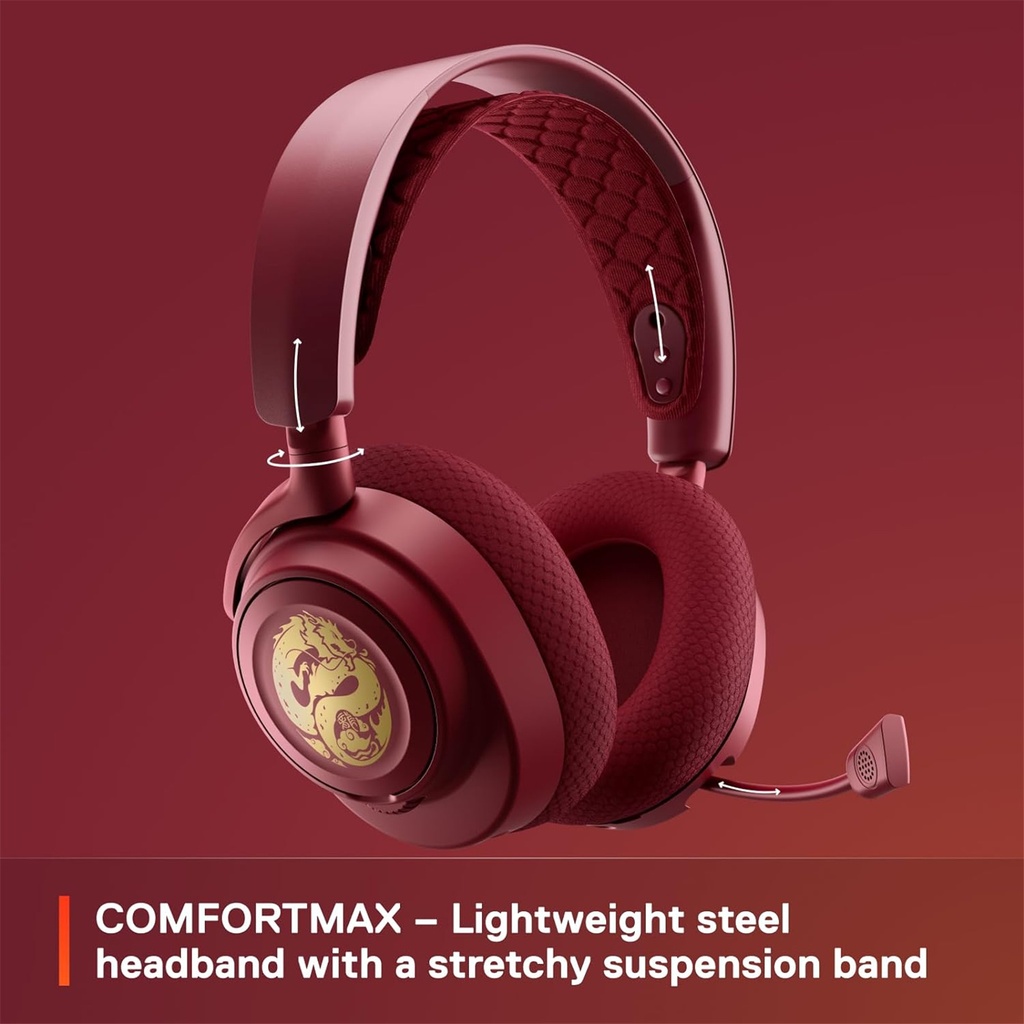 SteelSeries Arctis Nova 7 Wireless Gaming Headset - Year Of The Dragon - Limited Edition