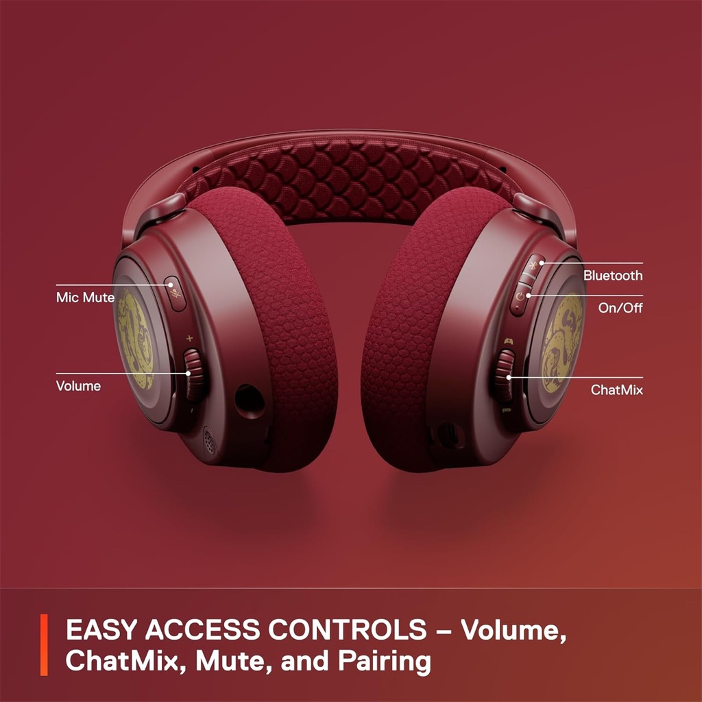 SteelSeries Arctis Nova 7 Wireless Gaming Headset - Year Of The Dragon - Limited Edition