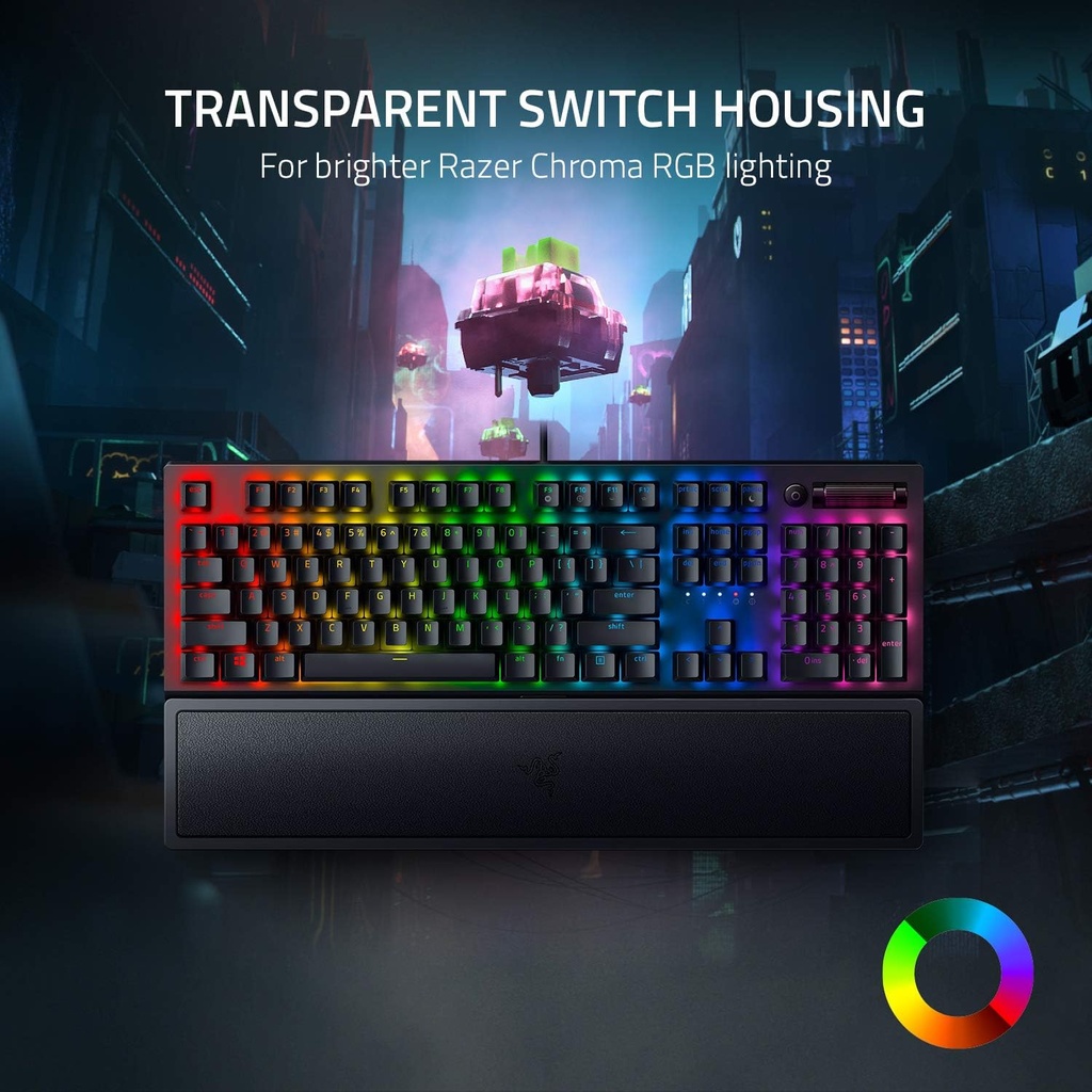 Razer Blackwidow V3 Mechanical Gaming Keyboard - Yellow Switches