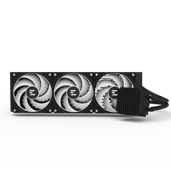 Zalman ALPHA A36 ARGB 360mm Liquid Cooler Live CPU Temp Display - Black