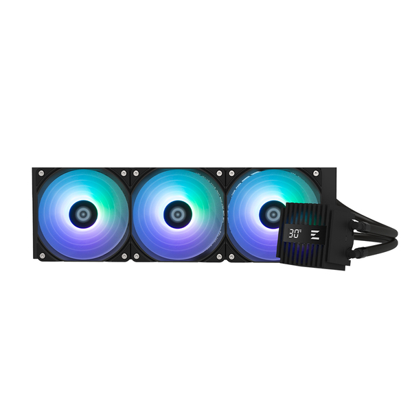 Zalman ALPHA A36 ARGB 360mm Liquid Cooler Live CPU Temp Display - Black