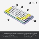 Logitech POP Keys Wireless Mechanical Keyboard with Customizable Emoji Keys
