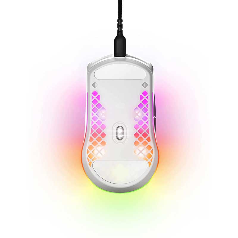 Steelseries Aerox 3 RGB Gaming Mouse - White