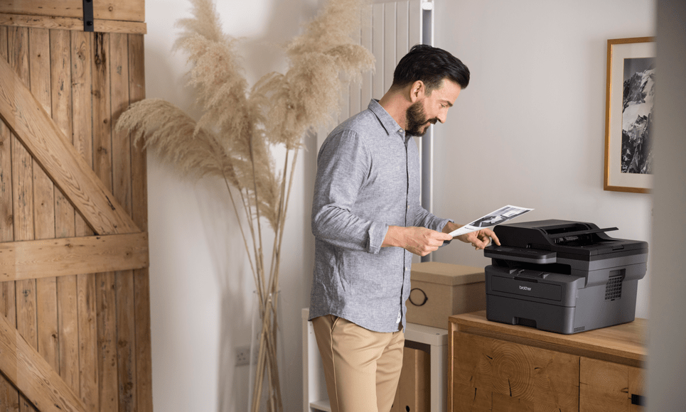 Brother Printer MFC-L2820DW Multi-Function Mono Laser with 1,200-Page In-Box