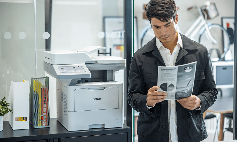 Brother Printer MFC-L6915DW Multi-Function Mono Laser with 11,000-Page In-Box