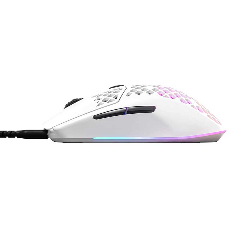 Steelseries Aerox 3 RGB Gaming Mouse - White