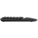 Logitch Wave Keys ERGO Wireless Keyboard - Black