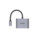 UNITEK uHUB Q4+ Lite S7+ USB-C to Dual Display, USB PD 100W