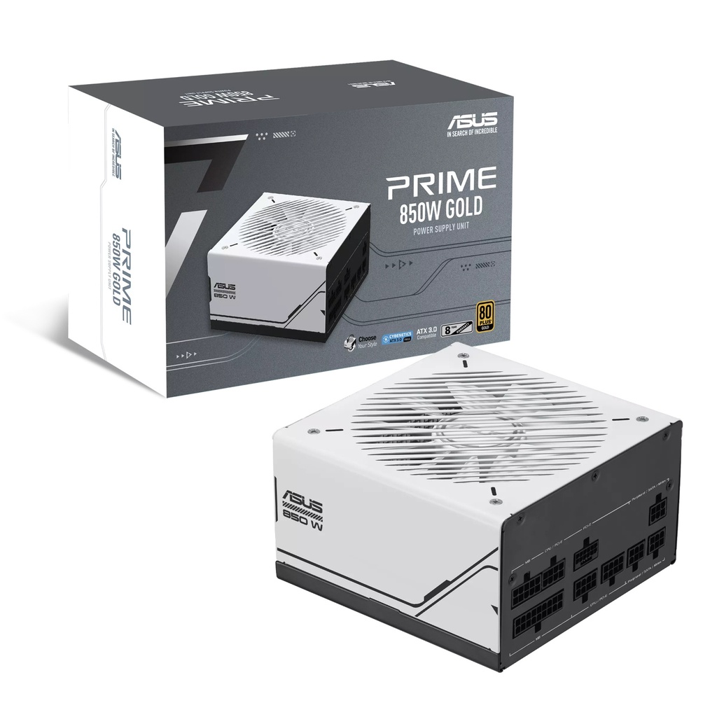 ASUS PRIME AP-850G 850W Modular 80 Plus Gold Power Supply - 8 Year Warranty