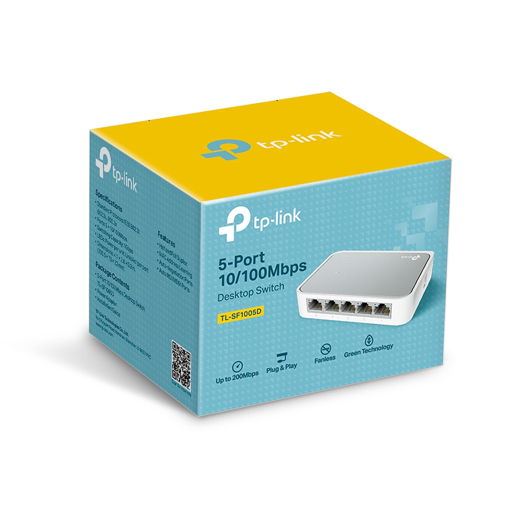 TP-Link TL-SF1005D 5 Port Switch 10/100Mbps