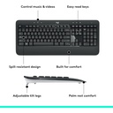 Logitech MK540 Advanced Wireless Keyboard and Mouse Combo