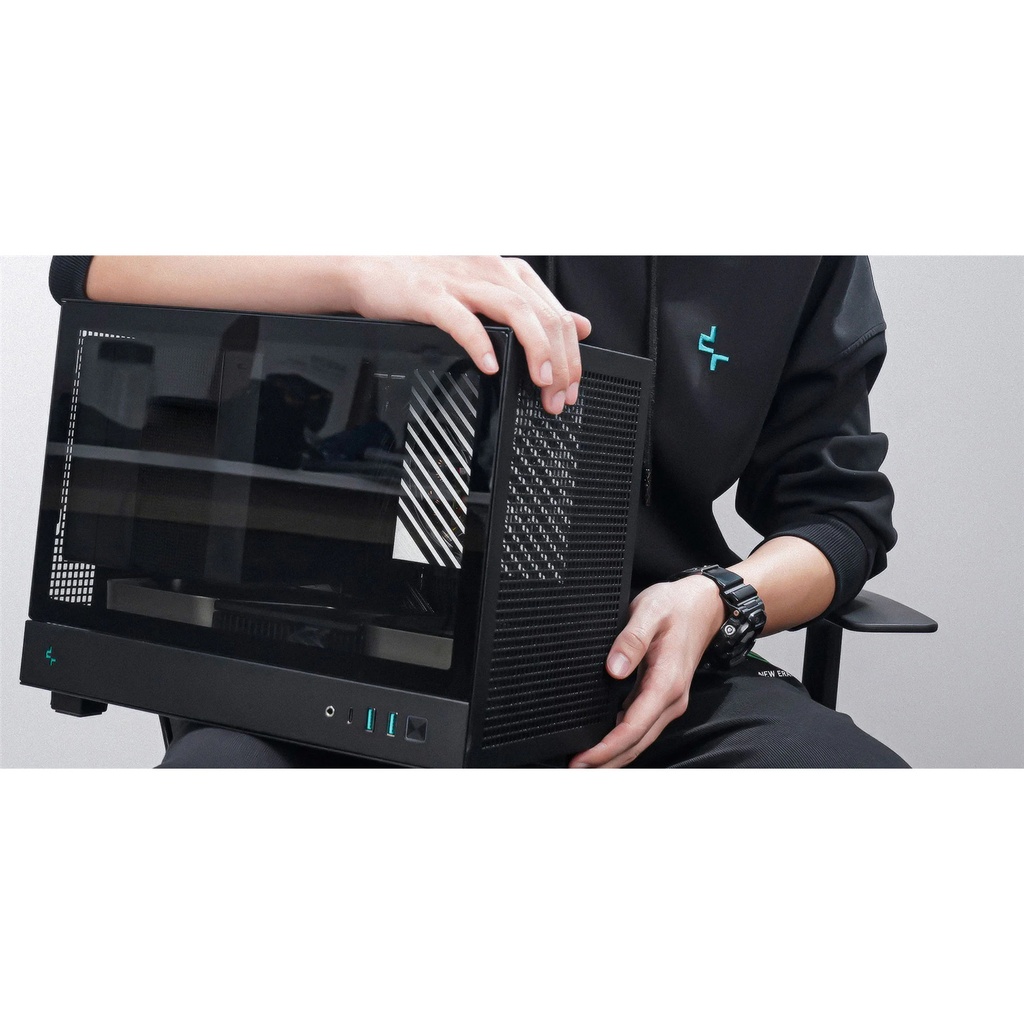 DEEPCOOL CH160 ITX case - Black
