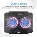 Computers & Tablets Other Laptop Accessories Cooling Pads   Share Feedback Promate AIRBASE-1.BLK Laptop Cooling Pad With Silent Fan