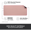 Logitech POP Desk Mat / Mousepad - Rose