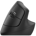 Logitech Lift Ergonomic Wireless Mouse - Graphite