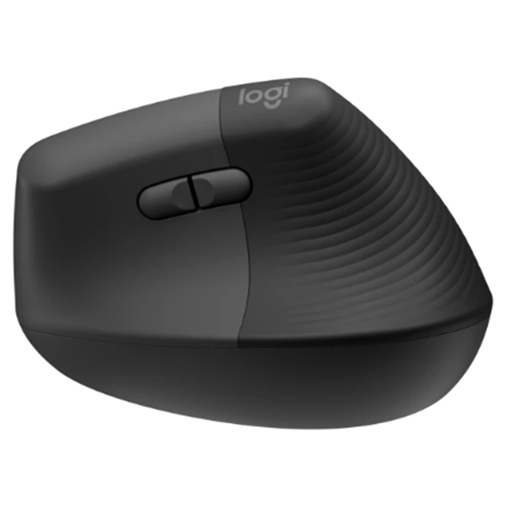 Logitech Lift Ergonomic Wireless Mouse - Graphite