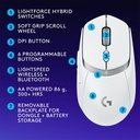 Logitech G309 LIGHTSPEED Wireless Gaming Mouse - White