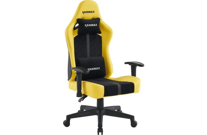 RAIDMAX DRAKON 608 GAMING CHAIR - YELLOW