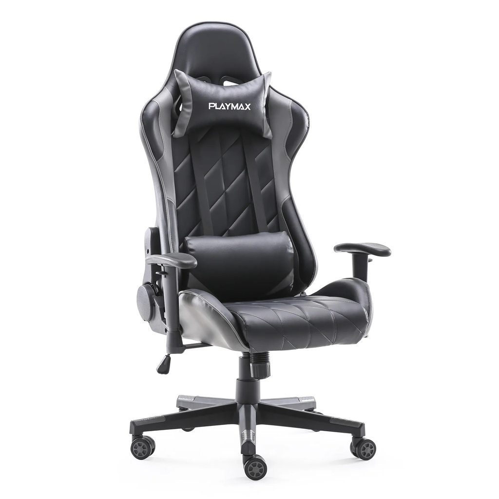 Playmax Elite Gaming Chair - Steel Grey