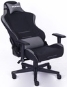 Playmax Elite Gaming Chair - Fabric Black and Grey
