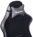 Playmax Elite Gaming Chair - Fabric Black and Grey