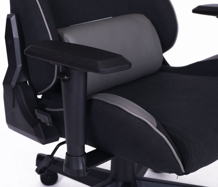 Playmax Elite Gaming Chair - Fabric Black and Grey