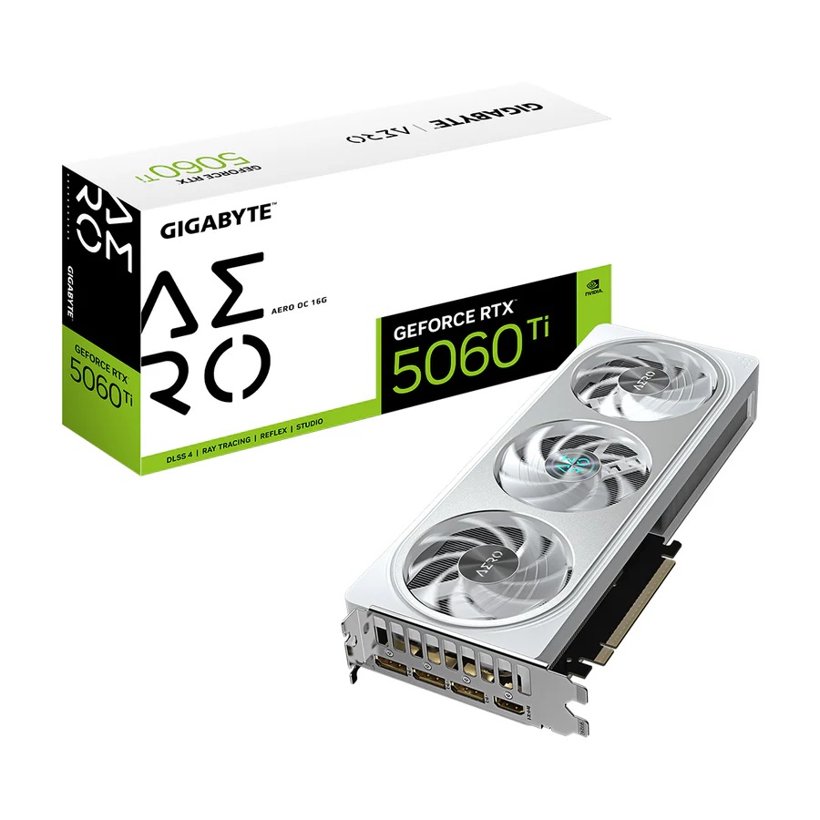 GIGABYTE GeForce RTX 5060 Ti AERO OC 16GB Graphics Card