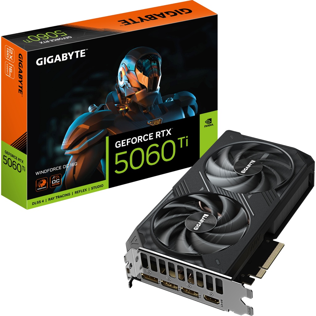 GIGABYTE GeForce RTX 5060 Ti WINDFORCE OC 16GB Graphics Card