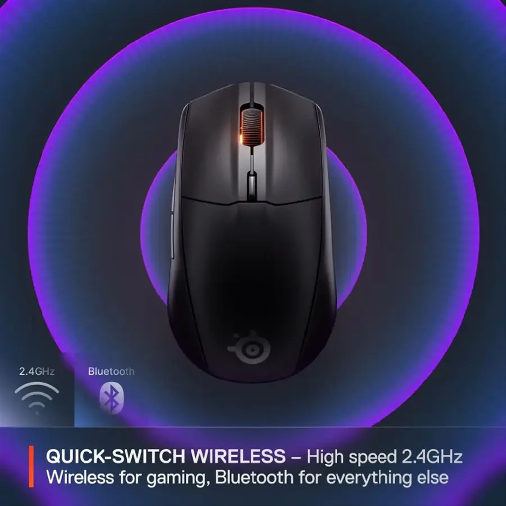 Steelseries Rival 3 Gen 2 Wireless Optical Gaming Mouse