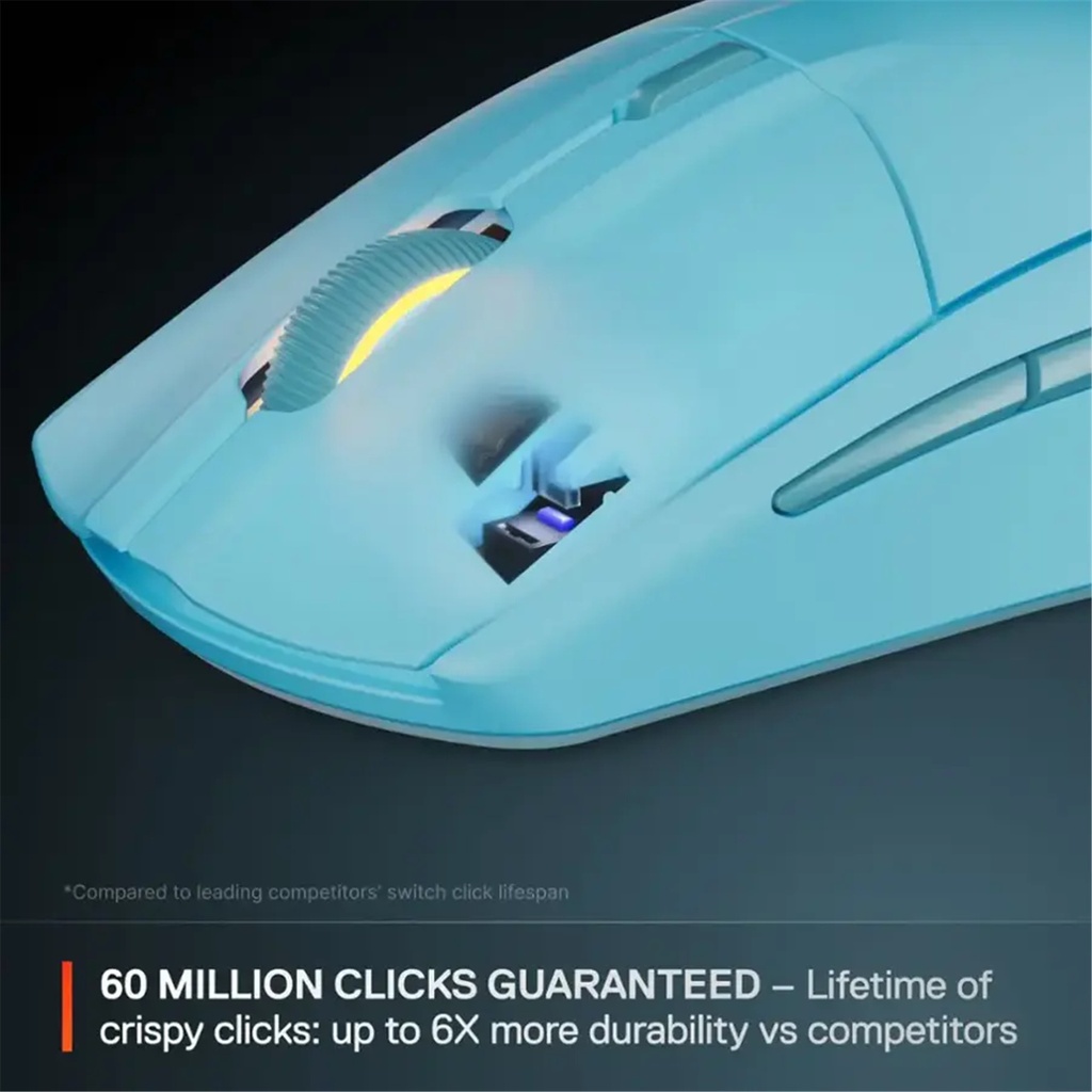 Steelseries Rival 3 Gen 2 Wireless Optical Gaming Mouse - Aqua