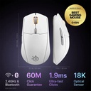 Steelseries Rival 3 Gen 2 Wireless Optical Gaming Mouse - White