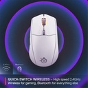 Steelseries Rival 3 Gen 2 Wireless Optical Gaming Mouse - White