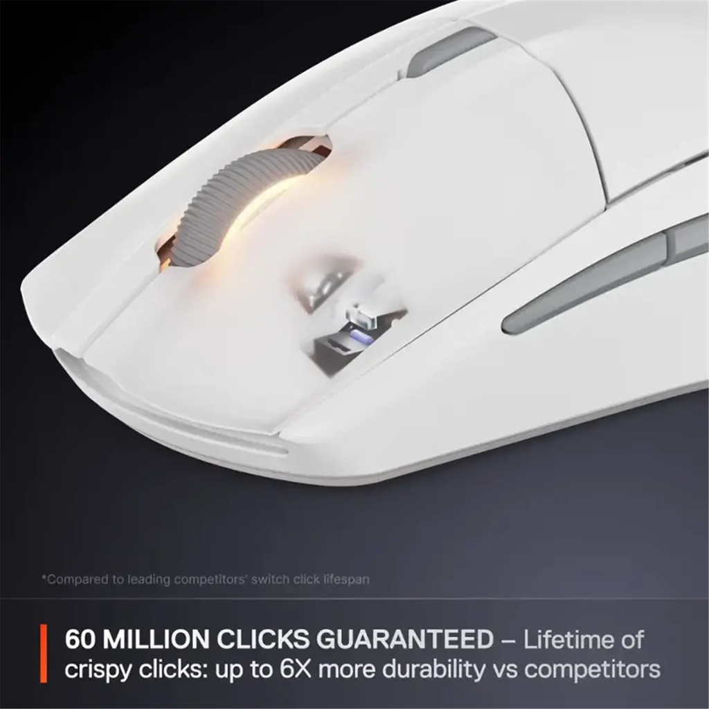 Steelseries Rival 3 Gen 2 Wireless Optical Gaming Mouse - White