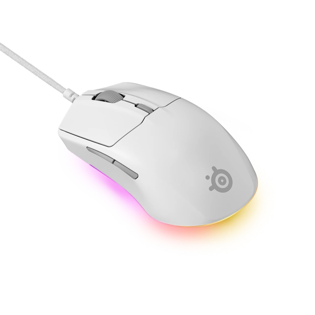 Steelseries Rival 3 Wired Gen 2 Optical Gaming Mouse - White