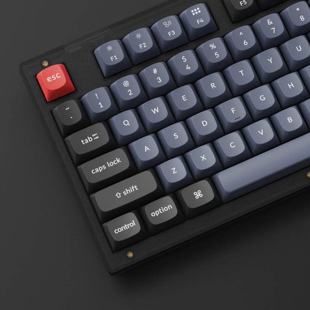 Keychron V5-C1 96% Layout 100 Key Frosted Black Red Switch RGB Hot-Swap Wired Keyboard