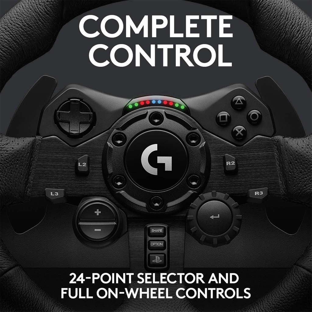 Logitech G923 TrueForce Sim Racing Wheel For Playstation 4, 5 & PC