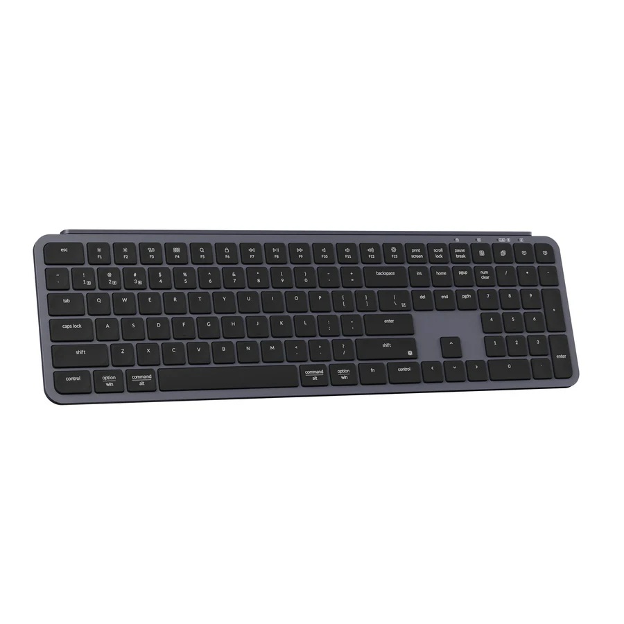 Keychron B6 Pro Ultra-Slim Wireless Keyboard - Space Gray
