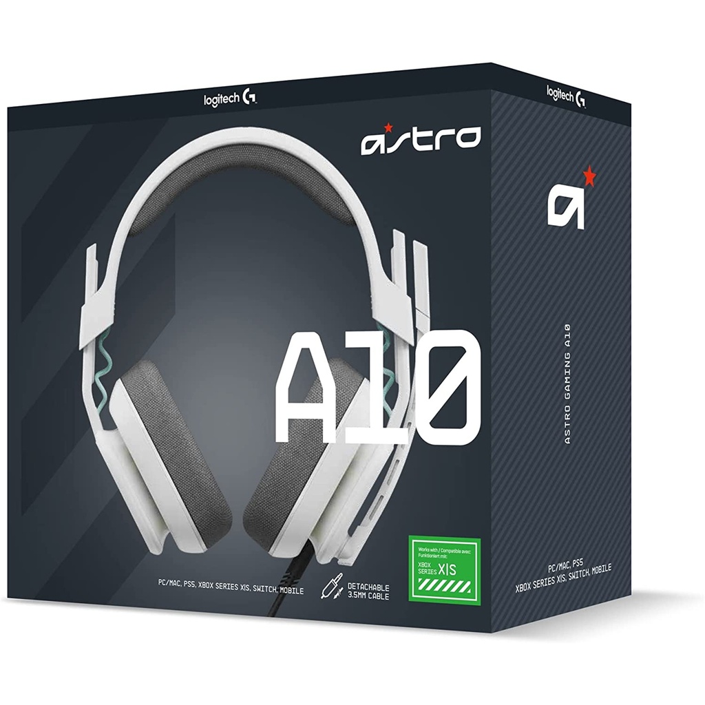 Logitech Astro A10 Headset Gen 2 XBOX - White