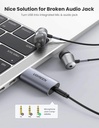 UGREEN USB to Audio Jack USB External Sound Card 3.5mm Audio Adapter