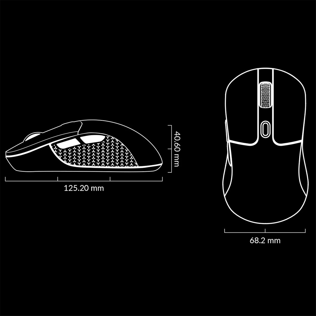Keychron M3 Wireless Mouse - Black