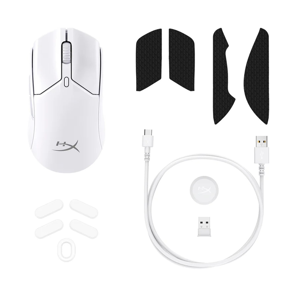 HYPERX PULSEFIRE HASTE 2 MINI WIRELESS GAMING MOUSE WHITE