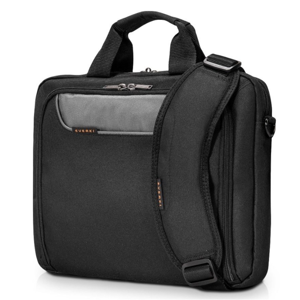Advance ECO Briefcase 16'' Separate Zippered Accessory Front Pocket Trolley Handle