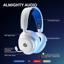 SteelSeries Arctis Nova 7P Wireless Gaming Headset - White