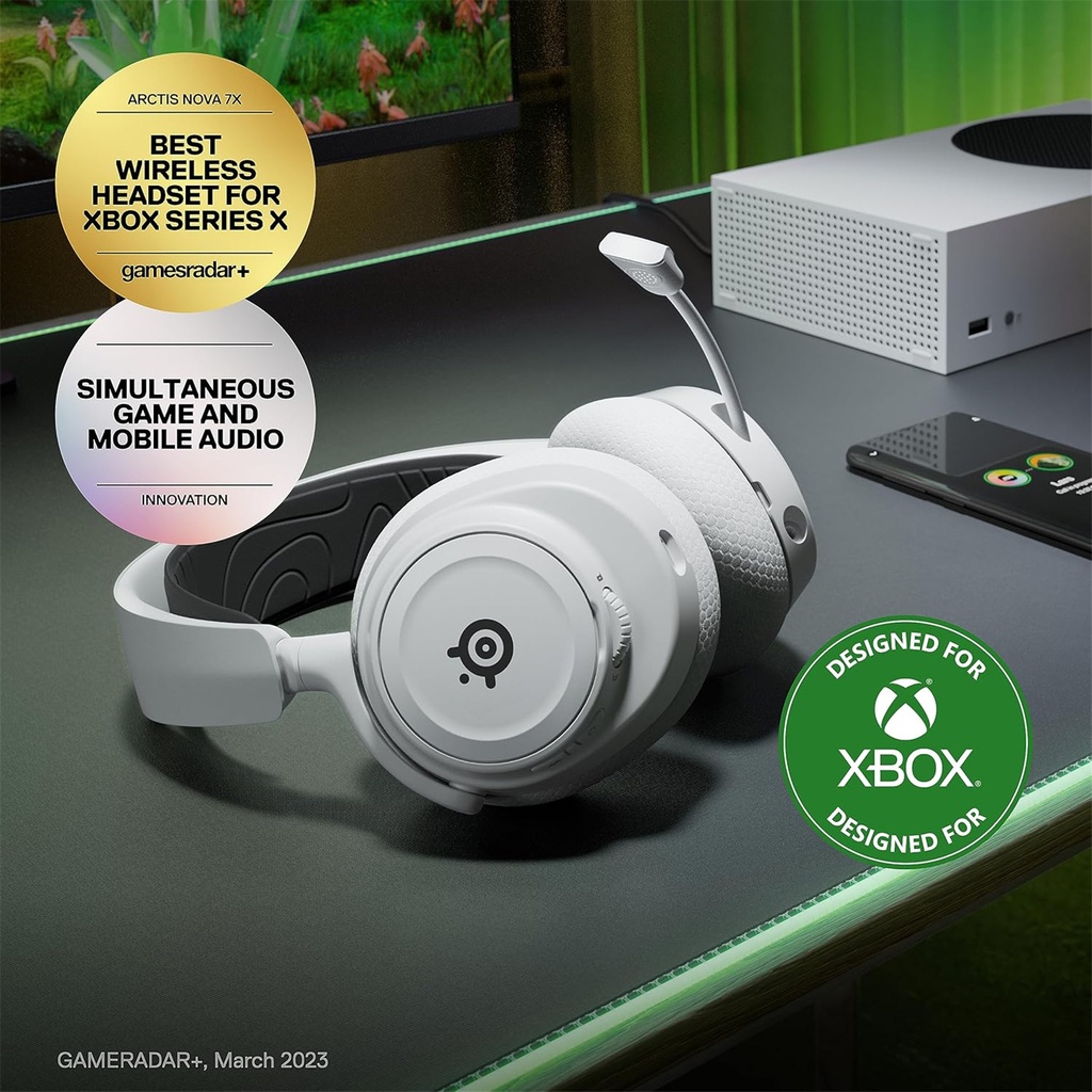 SteelSeries Arctis Nova 7X Wireless Gaming Headset - White