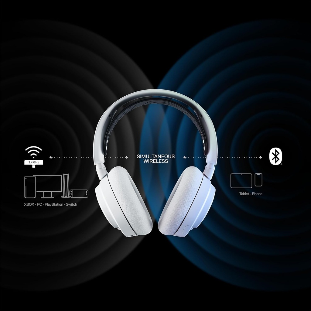 SteelSeries Arctis Nova 7X Wireless Gaming Headset - White