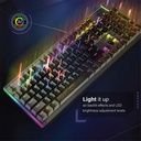 Vertux COMANDO Mechanical Gaming Keyboard with RGB Backlit Blue Mechanical Keys